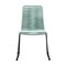 Armen Living Shasta Outdoor Metal and Wasabi Rope Stackable Dining Chair, PK2 LCSHSIWSB - alternate 3